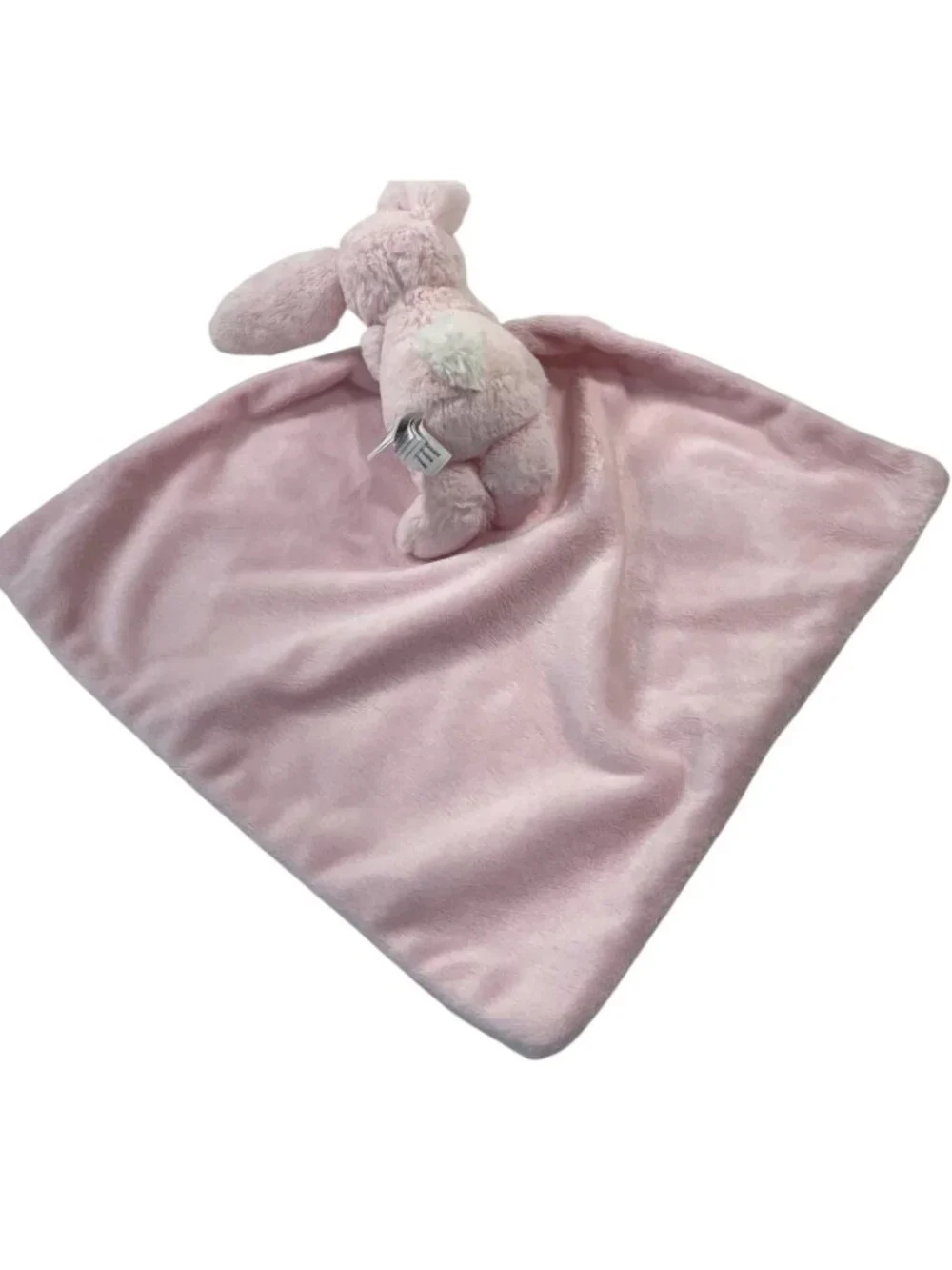 Jellycat Bashful Pink Bunny Rabbit Lovey Security Blanket Soft Plush Baby Toy